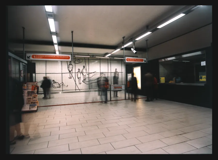 Benoitvan Innis 2000 Metrostation Maalbeek 4